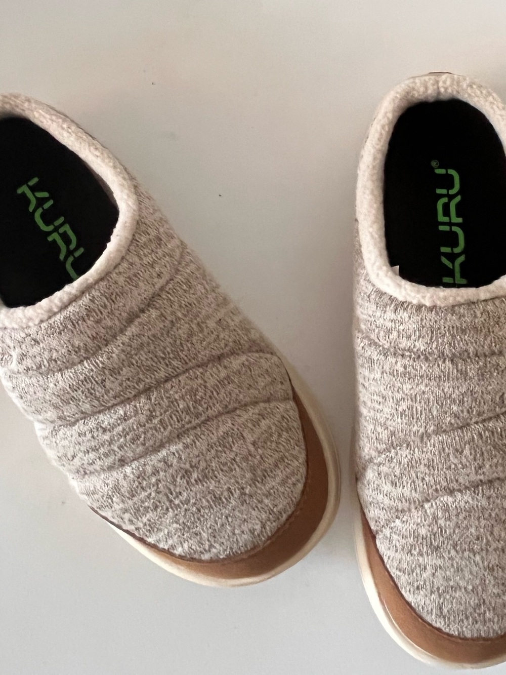 KURU Draft 2 Recovery Mule Slippers Women's Size 6 Medium NWOB Oatmeal Heather - Picture 8 of 16